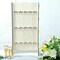 3-Tier White Rectangular Wooden Champagne Glass Holder Stand Party Decorations